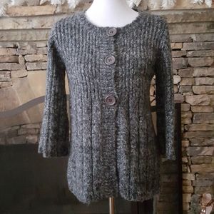 Carolyn Taylor  sweater cardigan  gray